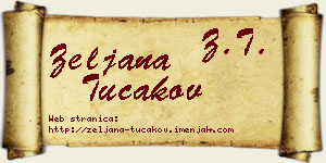 Željana Tucakov vizit kartica